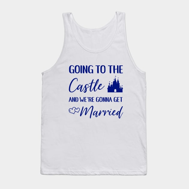 Going to the Castle - Blue Tank Top by fairytalelife